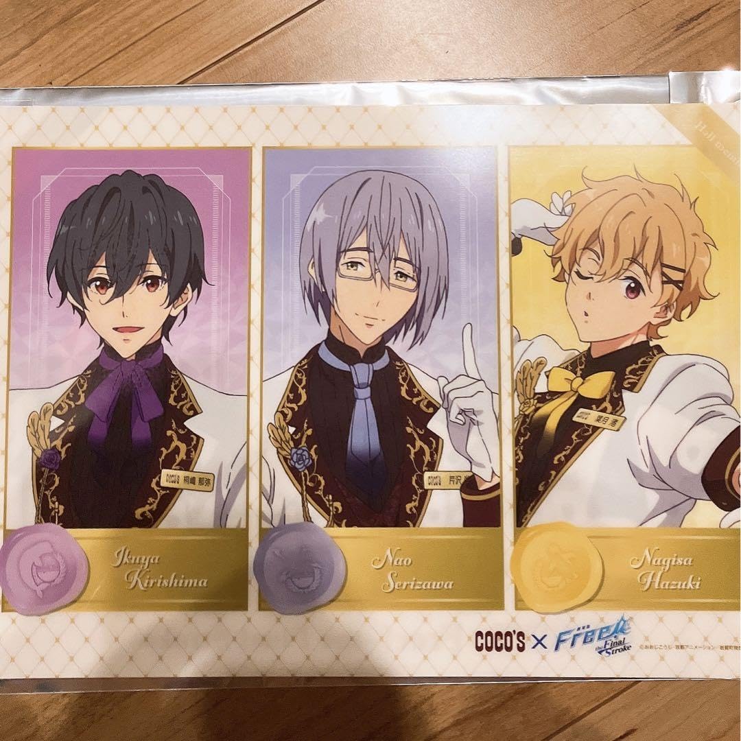 Free!　COCO'Sコラボ　クリアファイル　第２弾コンプリート Free! COCO'Sコラボ クリアファイル 第2弾コンプリート - メルカリ